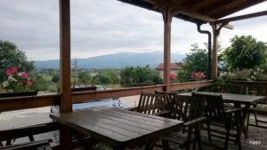 Kebab shop view into Macedonia