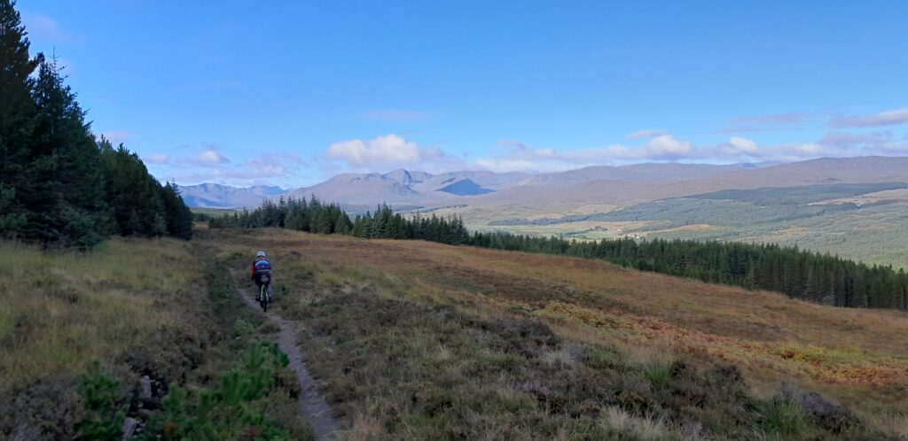 Singletrack between Fort Augustus and Glenmoriston