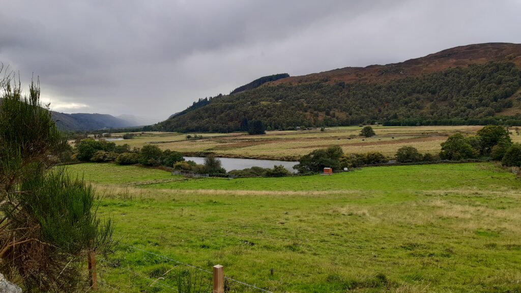 Another shower misses us after leaving Cannich