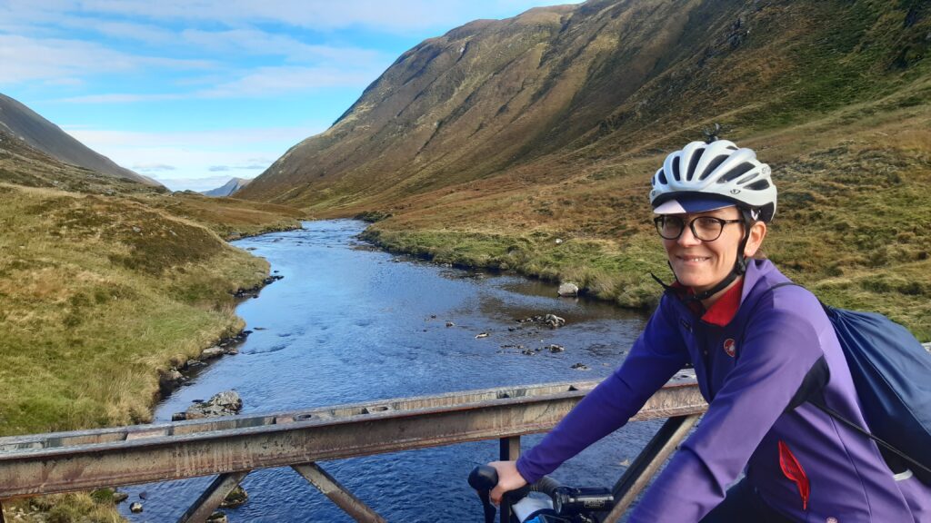 Nerdface on the bridge near Deanich Lodge