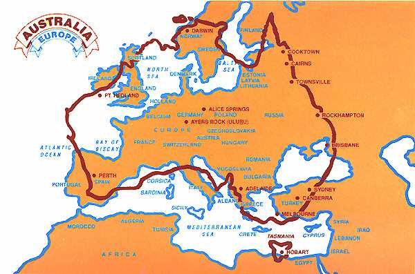 Australia vs Europe Australia vs Europe