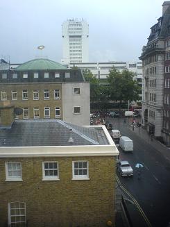 Madame Tussauds from the office window