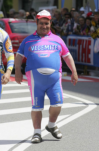 hippy fat lycra lampre vegemite hippy fat lycra lampre vegemite