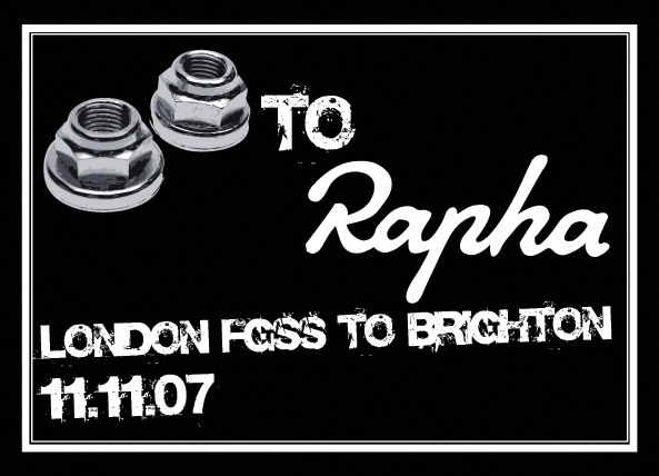 flickwg Nuts To Rapha lfgss London to Brighton Ride